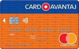 MasterCard Standard Card Avantaj: Plată în rate fără dobândă, bonus pentru fiecare tranzacție, zero taxă de emitere și perioadă de grație de până la 45 de zile